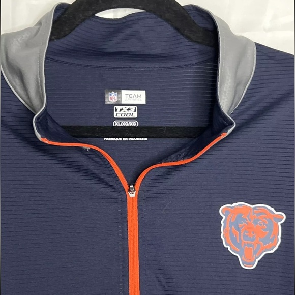 NFL Chicago Bears XL Official Team Apparel TX 3 Cool Pullover Shirt - Picture 4 of 13